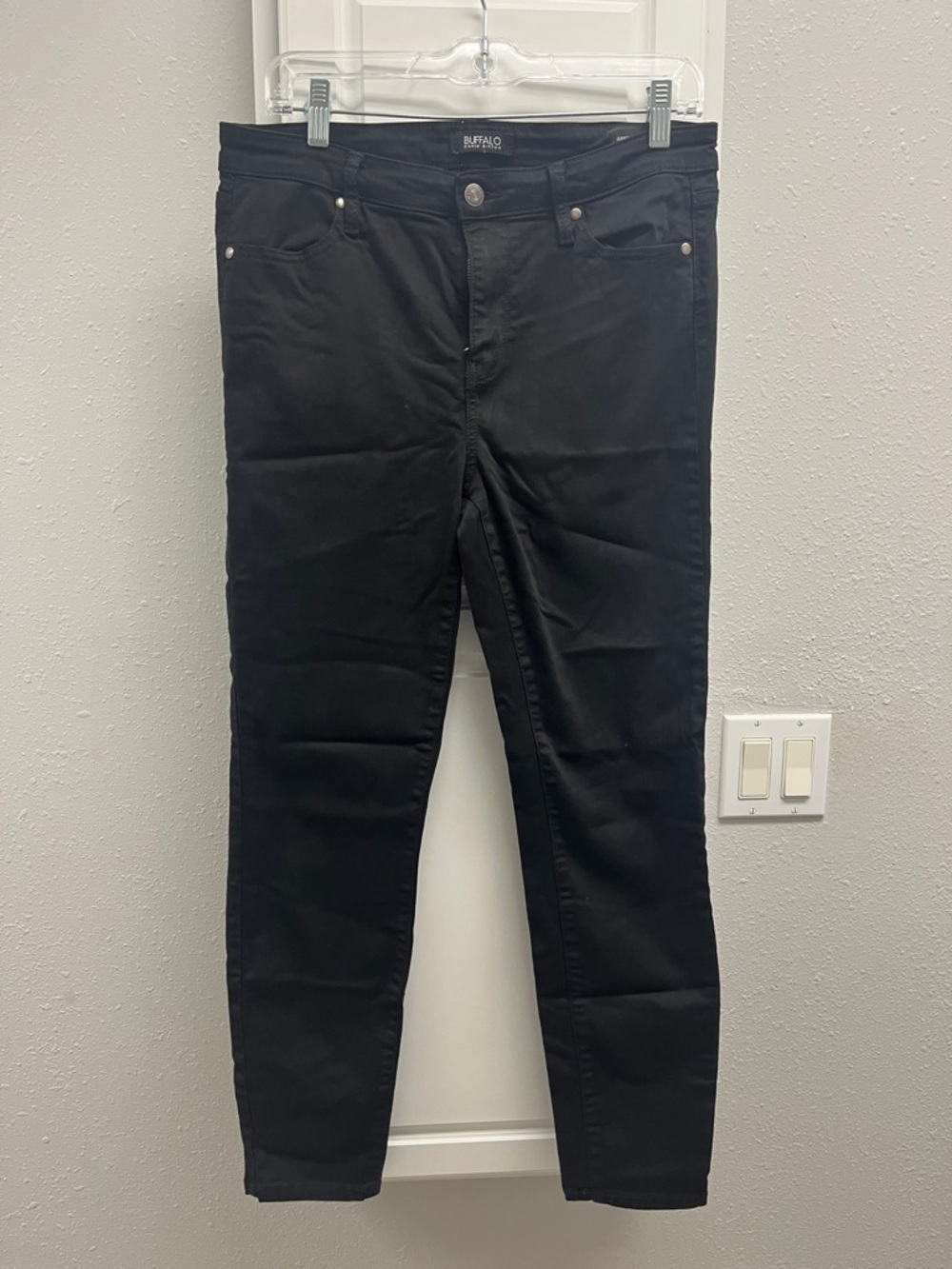 Buffalo David Bitton Womens Black Skinny Jeans